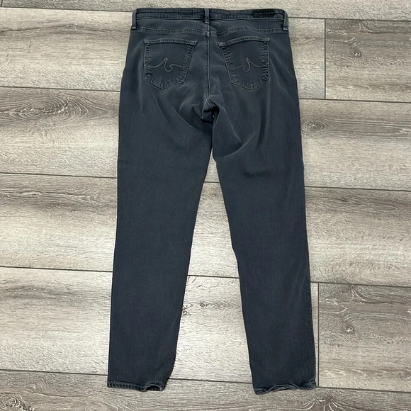 AG Adriano Goldschmied The Stevie Ankle Slim Straight Gray Colored Jeans Sz 29 - Picture 5 of 6